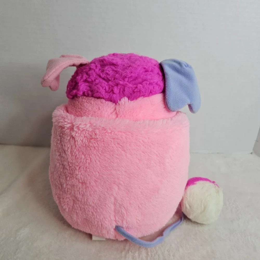 Vintage 1985 Pink Party Popples Plush Stuffed Animal American Greetings Mattel